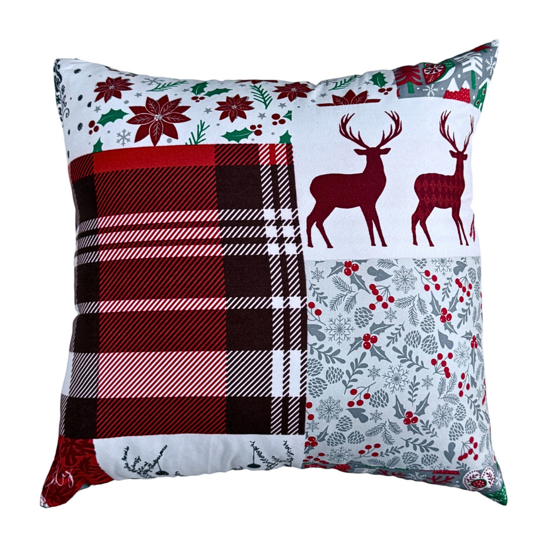 🛋️SET x5 COJINES NAVIDEÑOS DECORATIVOS🎄