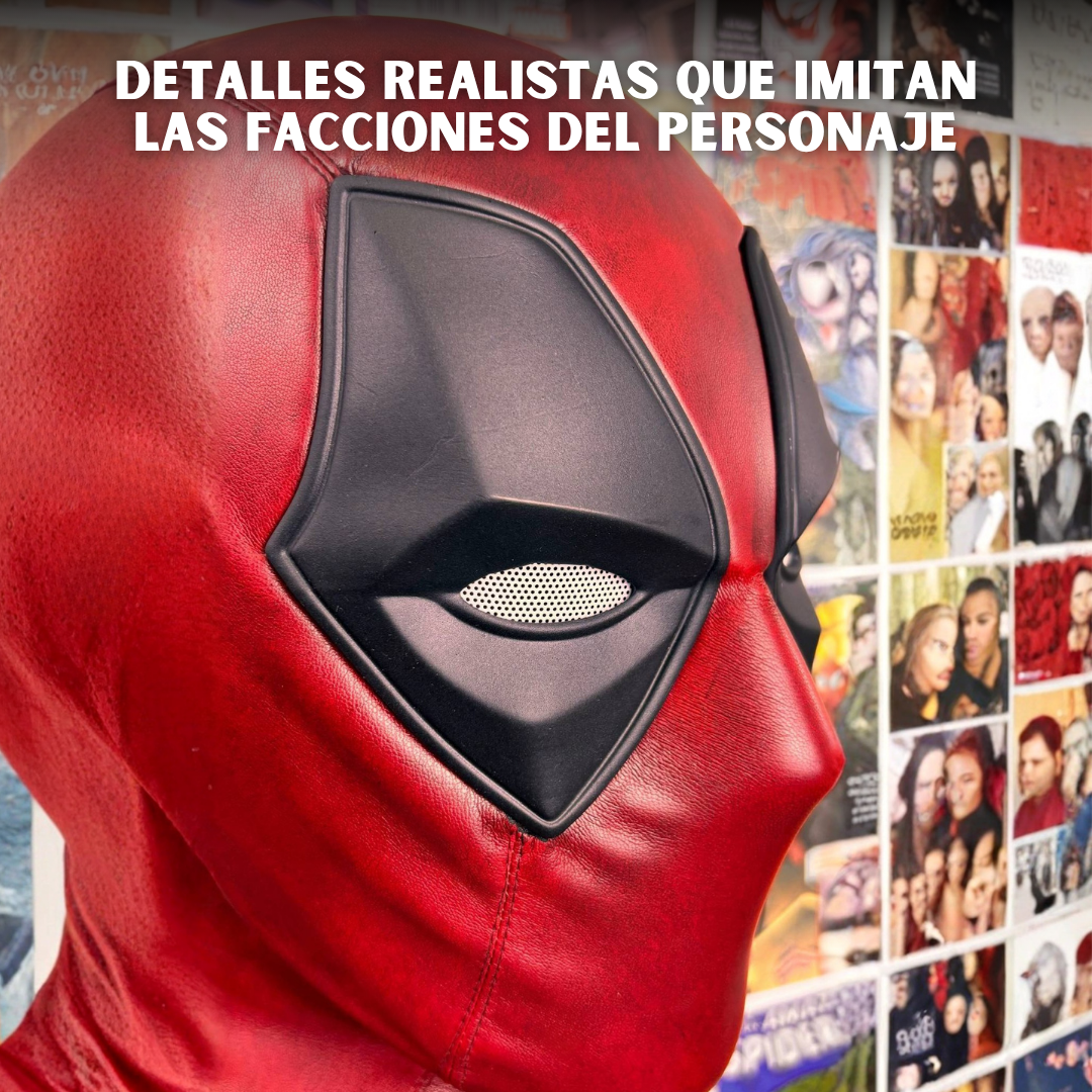 MÁSCARA ULTRA REALISTA DE DEADPOOL