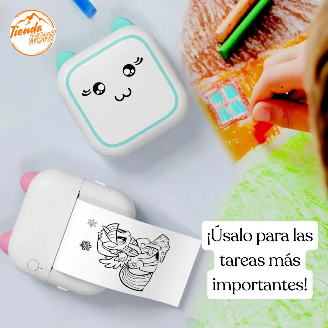 MINI IMPRESORA TÉRMICA PORTÁTIL INALÁMBRICA + ENVIO GRATIS