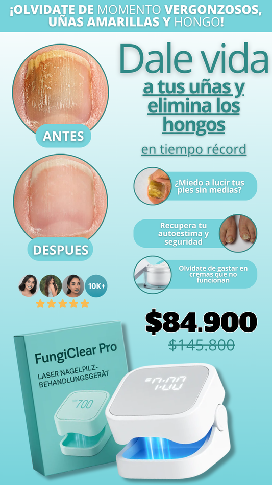 FungiClear® Elimina para siempre los hongos