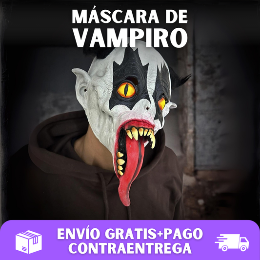 🧛🏻MÁSCARA DE VAMPIRO LATEX🦇