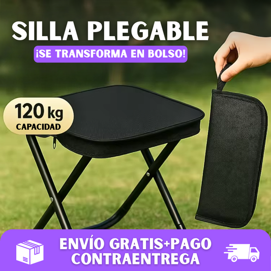 SILLA-BOLSO PLEGABLE 120 KG