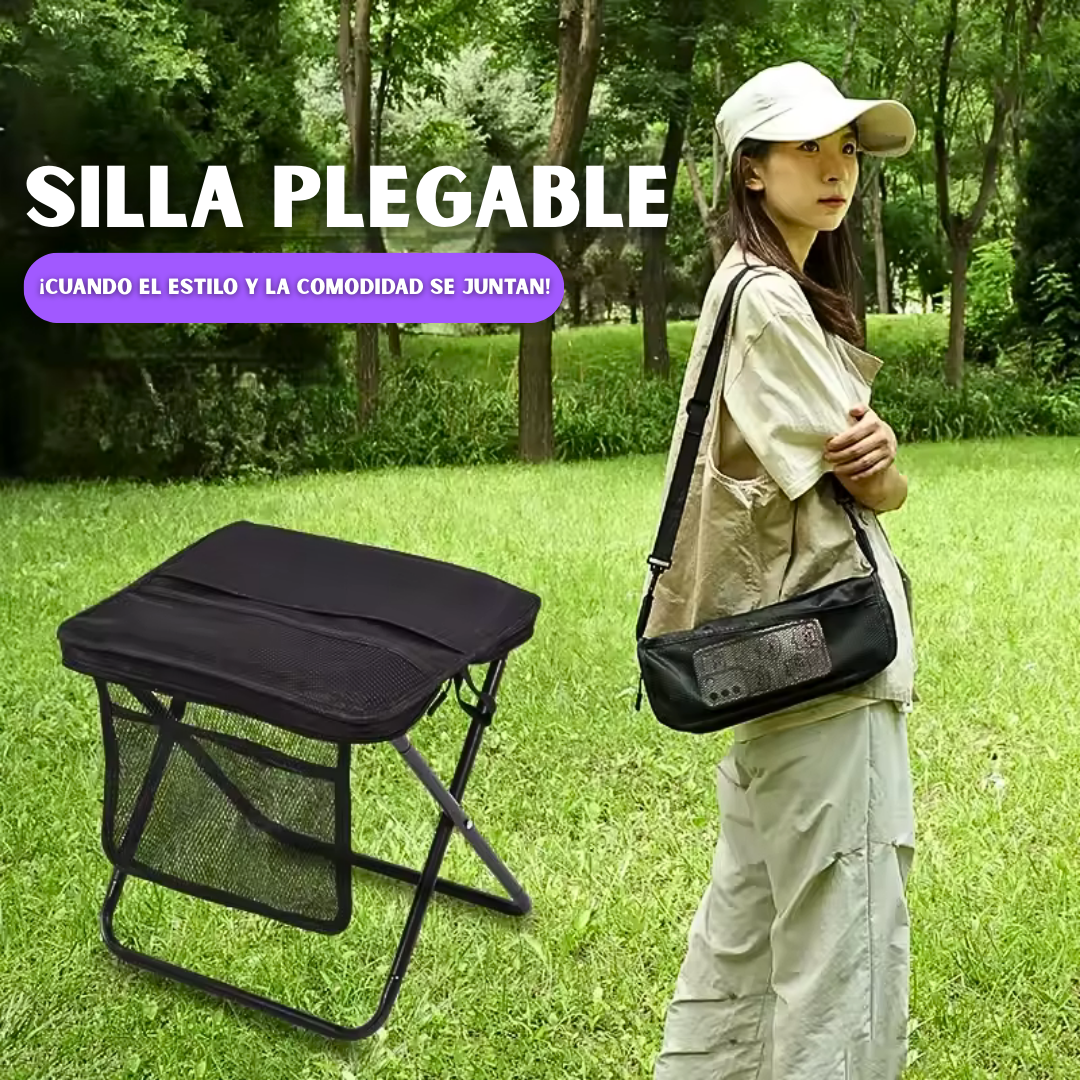 SILLA-BOLSO PLEGABLE 120 KG
