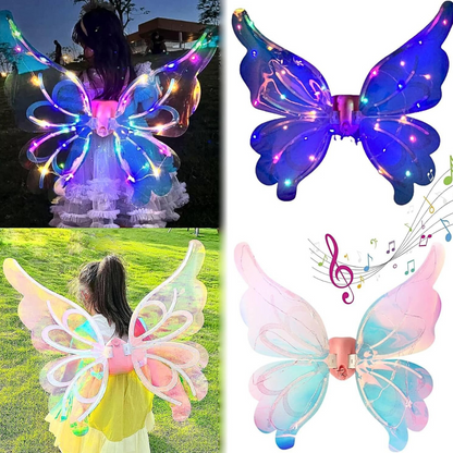 🦋ALAS DE HADA MOVIBLES CON LUCES LED✨