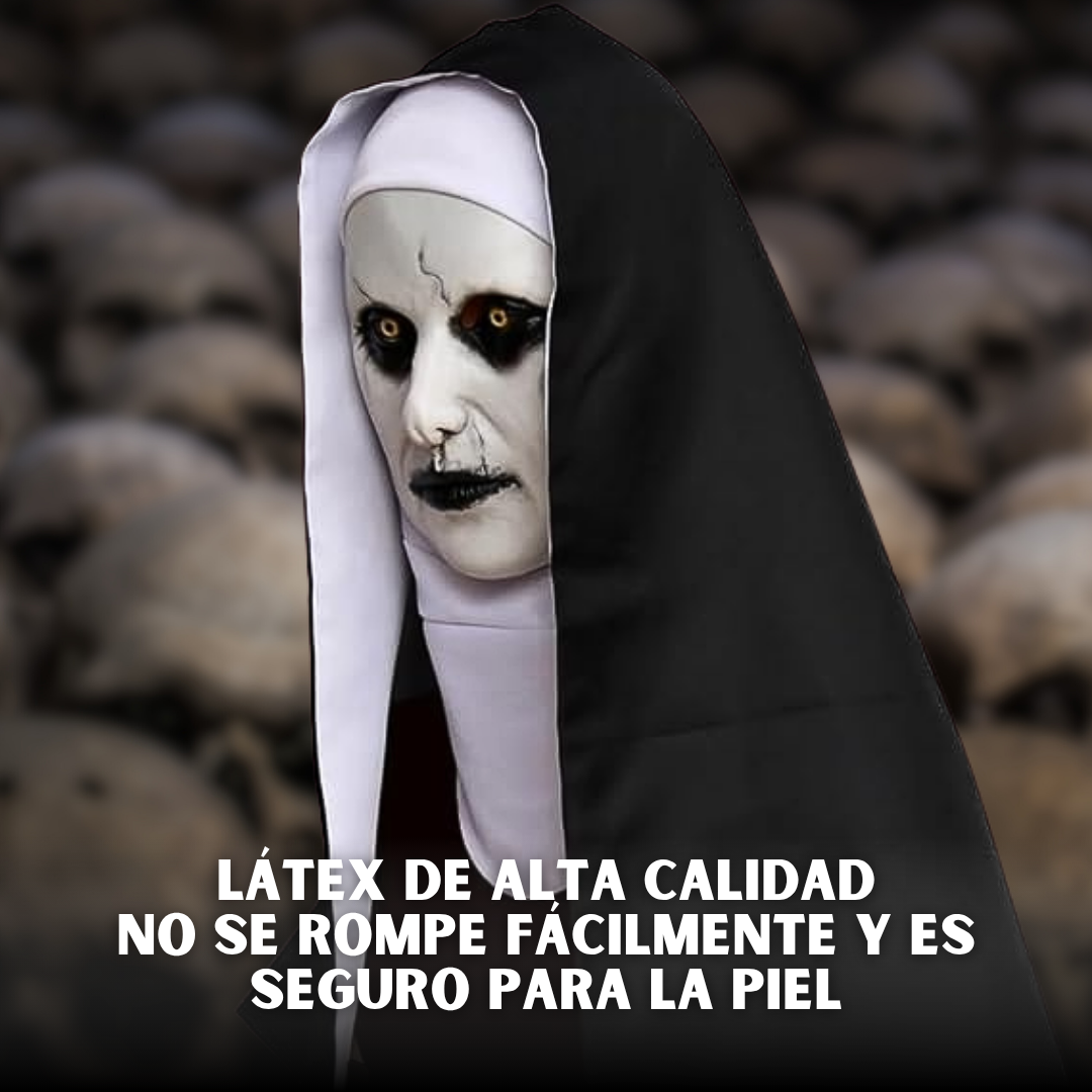 ✟MÁSCARA REALISTA DE LA MONJA👹
